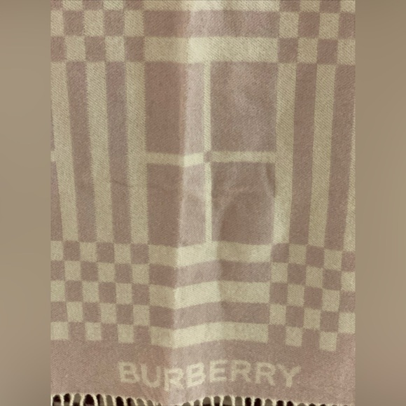 Burberry OMBRE CASHMERE CHECK JACQUARD SCARF 79”x 18” MADE IN ITALY VGC! - Picture 13 of 13